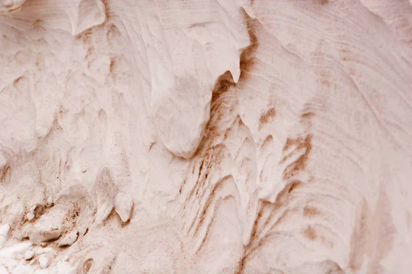 Fondo: dune, onde di sabbia gonfiate dal vento Foto Stock