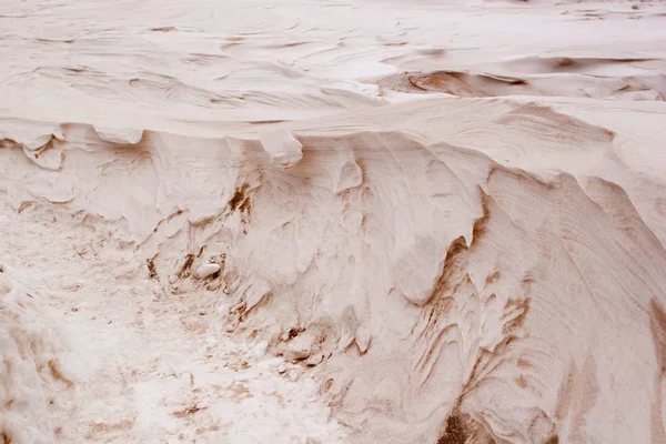 Fondo: dunas, olas de arena infladas por el viento Fotos De Stock Sin Royalties Gratis