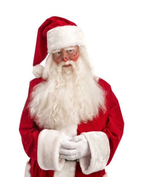 Retrato de Santa Claus lindo - Longitud completa — Foto de Stock