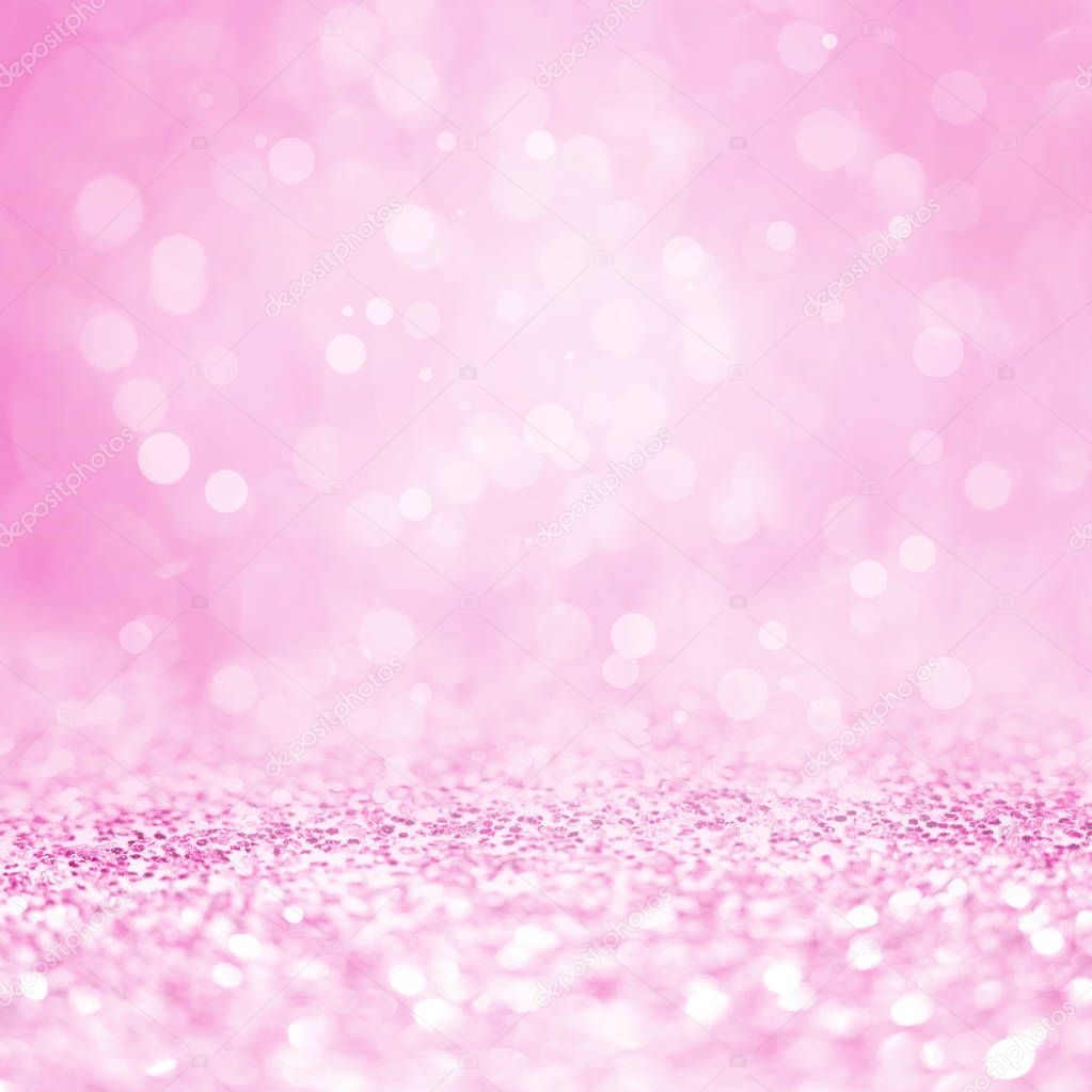 Light Pnik Sparkling Valentine Background 