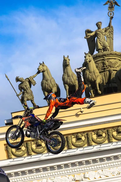 Stunt bike Toon — Stockfoto