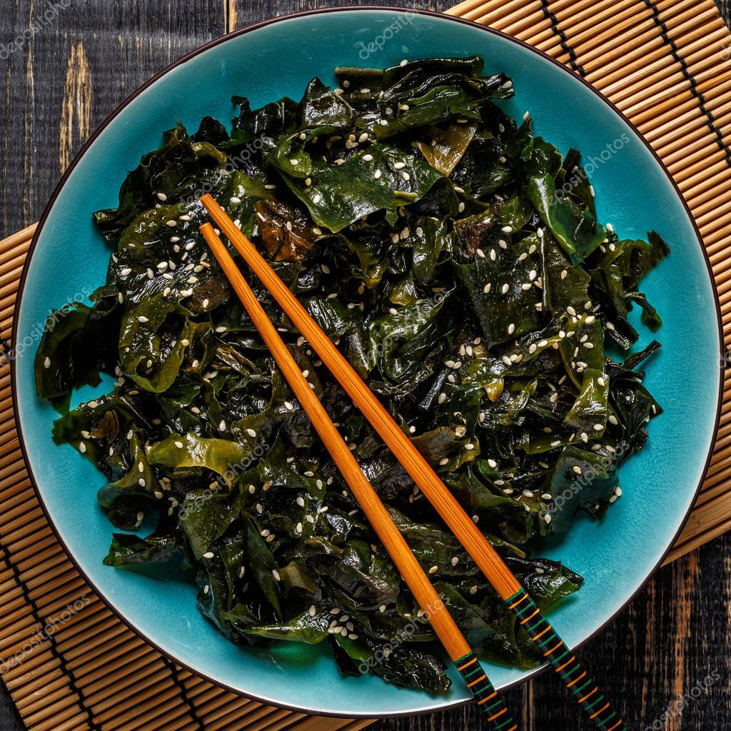 raw seaweed