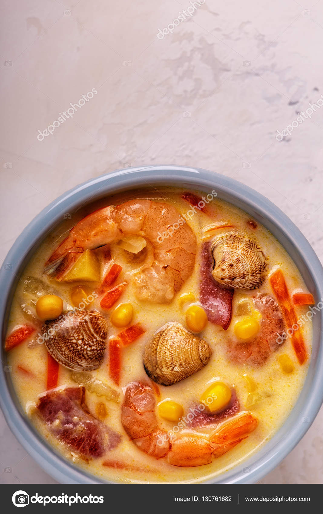 Karidesli Mısır Çorbası Karidesli Mısır Çorbası