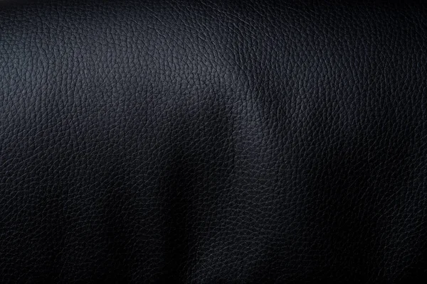 Black Leather Background Texture — Stock Photo, Image