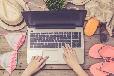 Yaz tatil hazırlıkları kavramı