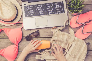 Yaz tatil hazırlıkları kavramı