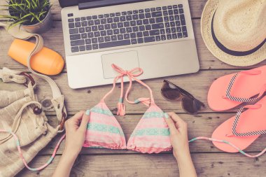 Yaz tatil hazırlıkları kavramı