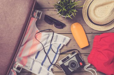 Erkekler plaj giysi ve aksesuarları ahşap tablo