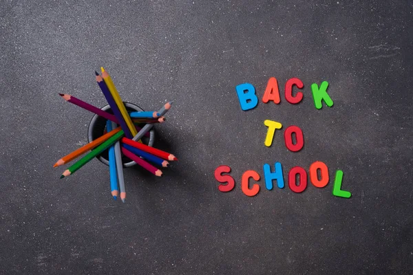 Tillbaka till skolkonceptet — Stockfoto