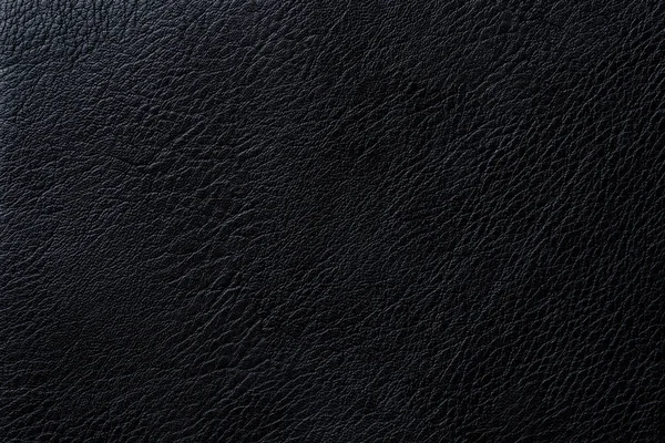 Texture cuir noir . — Photo