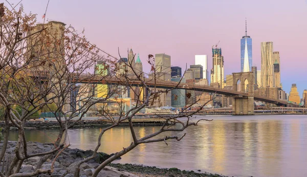 Nova Iorque do Brooklyn Bridge Park — Fotografia de Stock
