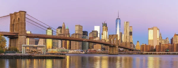 Nova Iorque do Brooklyn Bridge Park — Fotografia de Stock