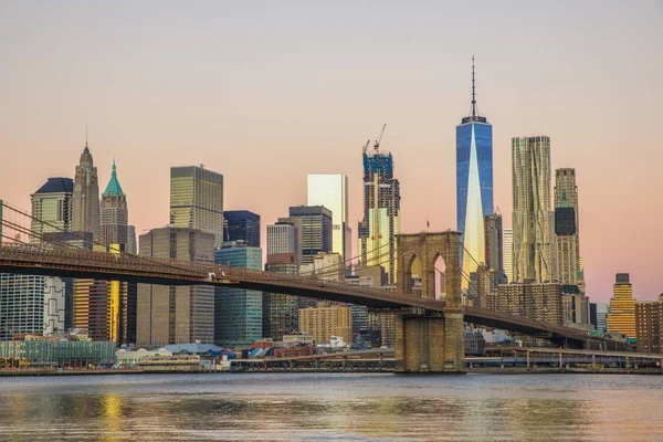 Nova Iorque do Brooklyn Bridge Park — Fotografia de Stock