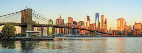 Nova Iorque do Brooklyn Bridge Park — Fotografia de Stock