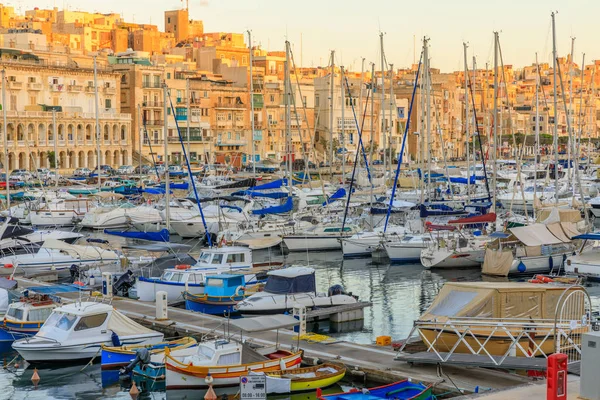 Grand harbor i malta — Stockfoto