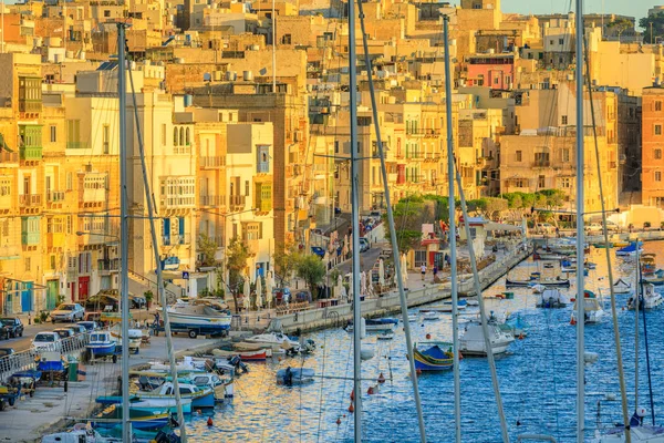 Grand Harbor en Malta — Foto de Stock