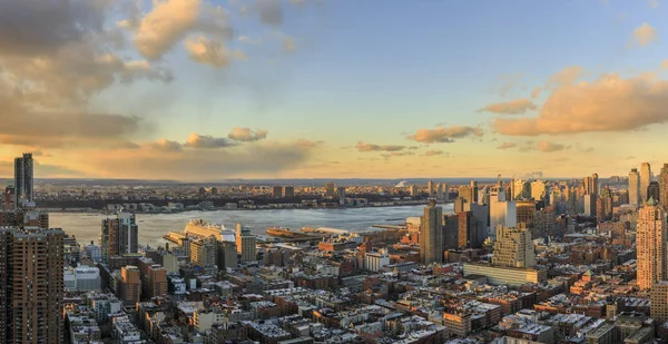 View Manhattan Sunset New York Usa — Stock Photo, Image