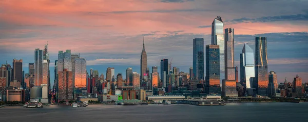 Vue West Side Manhattan Skyline Depuis Hamilton Park Weehawken Qui — Photo