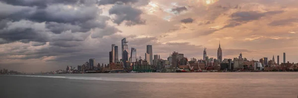 Vue Sur Manhattan Depuis Hoboken Jersey — Photo