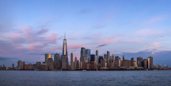 View Manhattan Skyline Hoboken Jersey City — Stock Photo, Image
