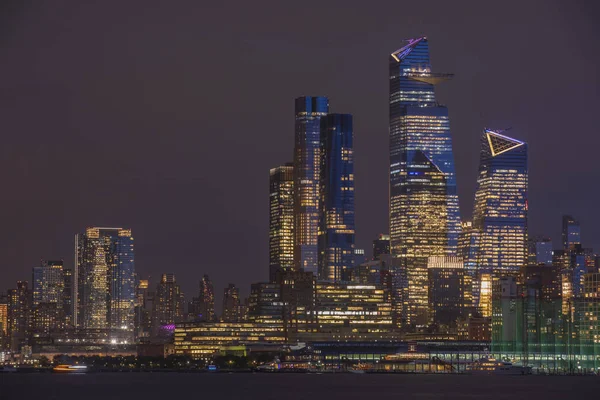 View Manhattan Skyline Hoboken Jersey City — Stock Photo, Image