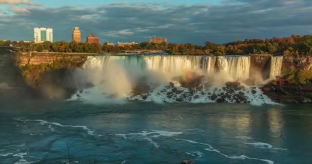Niagara Falls Waterfalls Time Lapse — Stockvideo