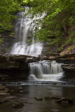 Plotterkill Falls Rotterdam New York'ta bulunan bahar sırasında