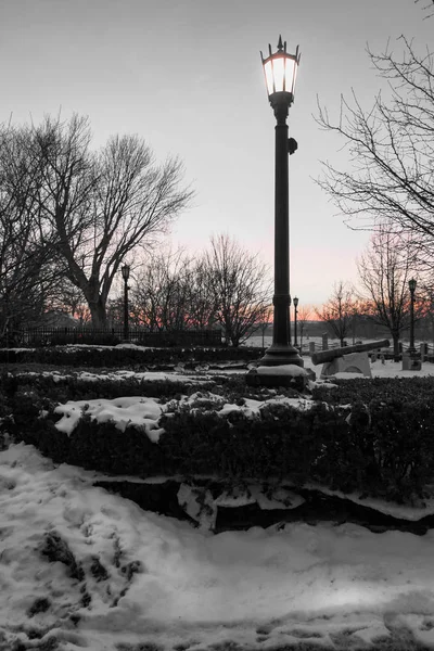 riverside Parkı olarak schenectady New York tarayıcılar gün batımında