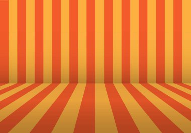 Turuncu sarı duvar ve zemin tasarım alan arka plan vektör