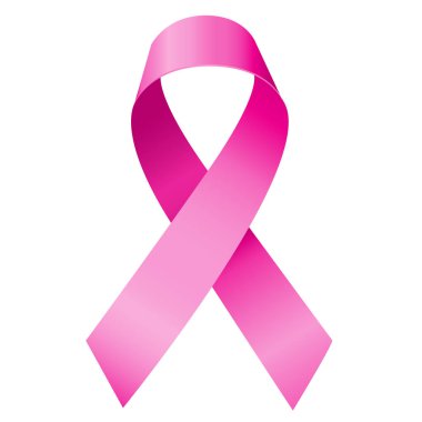 Pembe kurdele vektör.