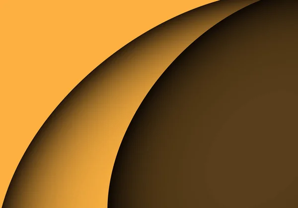 Abstract galben curba forma design vector modern de fundal de lux . — Vector de stoc