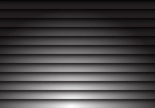 Graue Fensterläden und Down Light Design moderner Hintergrundtextur-Vektor. — Stockvektor