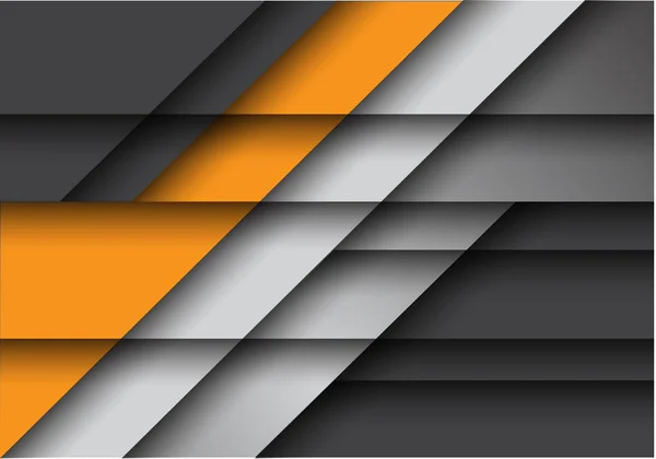 Abstract geel op grijze ontwerp moderne achtergrond patroon vector. — Stockvector