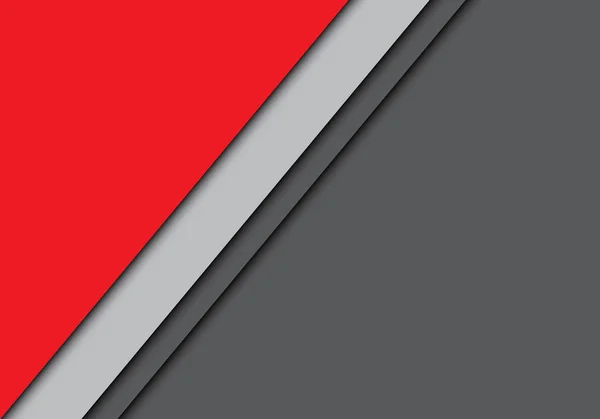 Abstrakt röd grå med tomt utrymme för texten plats design modern futuristisk kreativ bakgrund vektorillustration. — Stock vektor