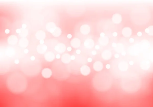 抽象的な白いボケ柔らかい赤背景ベクトル図の光. — ストックベクタ