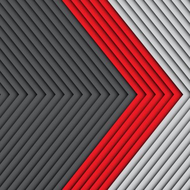 Soyut gri tasarım modern arka plan doku vektör çizim üzerinde kırmızı.