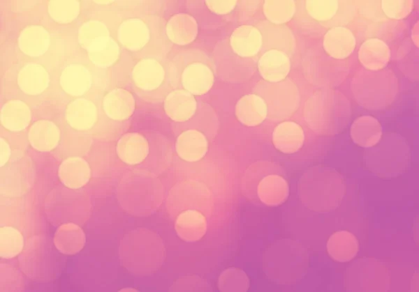 抽象的な黄色ピンぼけ光ピンクの豪華な背景のベクトル図を. — ストックベクタ
