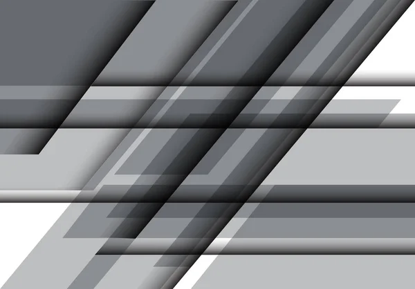 Diseño de tecnología de polígono gris abstracto ilustración moderna futurista vector de fondo . — Vector de stock