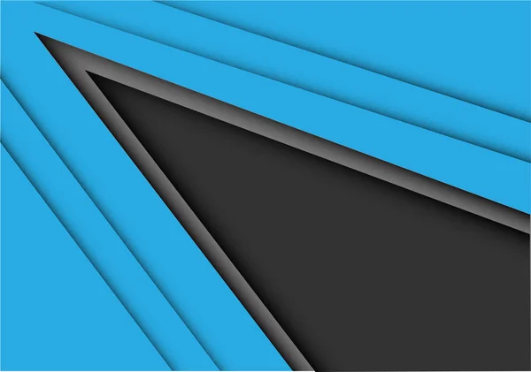 Abstrato cinza triângulo seta em azul design moderno futurista fundo vetor ilustração . —  Vetores de Stock