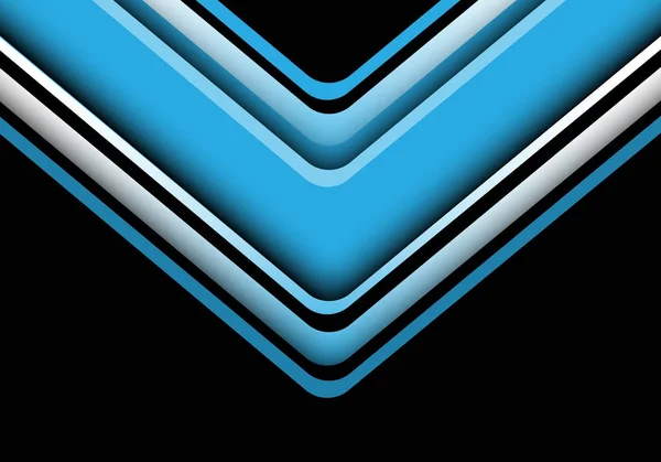 Flecha azul abstracta se superponen en el diseño blanco moderno futurista textura de fondo vector ilustración . — Vector de stock