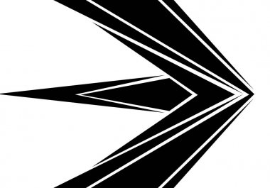 Beyaz tasarım modern futuristik arka plan vektör çizim üzerinde siyah oku hız soyut.