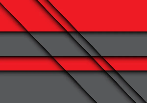 Abstrato Linha Cinza Vermelho Sombra Textura Design Moderno Futurista Fundo —  Vetores de Stock