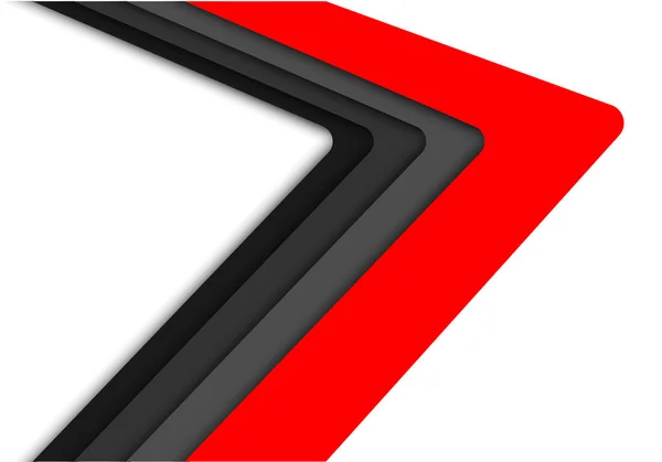 Rode Abstract Grijze Pijl Snelheid Witte Ontwerp Moderne Futuristische Achtergrond — Stockvector
