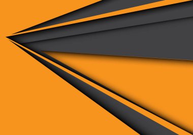 Sarı tasarım modern futuristik arka plan vektör çizim üzerinde gri ok. 