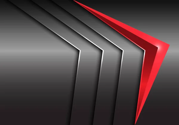 Abstrato Seta Vermelha Placa Metal Design Moderno Luxo Futurista Fundo — Vetor de Stock