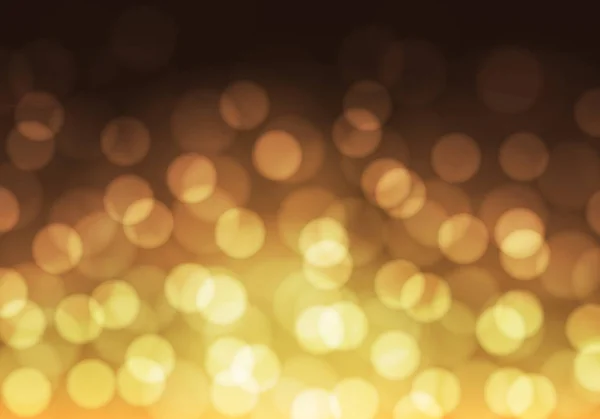 Abstrakte Gold Bokeh Licht Nacht Luxus Hintergrund Vektor Illustration — Stockvektor