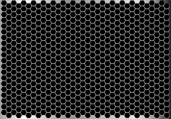Altıgen metal mesh desen tasarım modern futuristik arka plan doku vektör çizim.