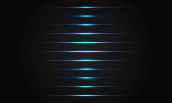 浅谈黑影奢侈品未来技术背景下的蓝线照明 — 图库矢量图片