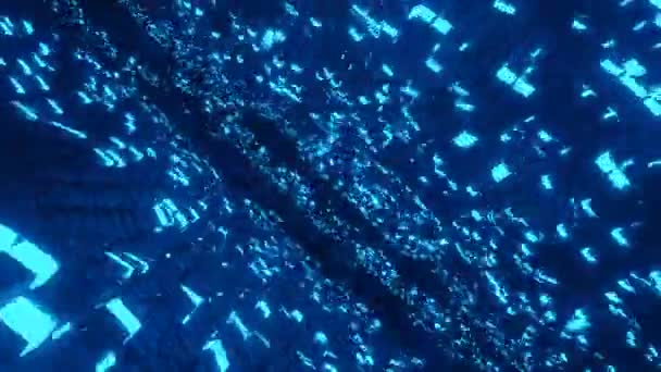 abstrait bleu blog lumière motif vague sur noir moderne technologie futuriste animation fond illustration .