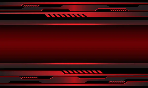 Abstract Red Metal Circuit Cyber Blank Space Design Modern Futuristic — Vetor de Stock
